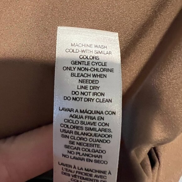 Chico's Brown Faux Suede Jacket with novelty fringe, Size 1 (US Med/8) - Picture 12 of 14